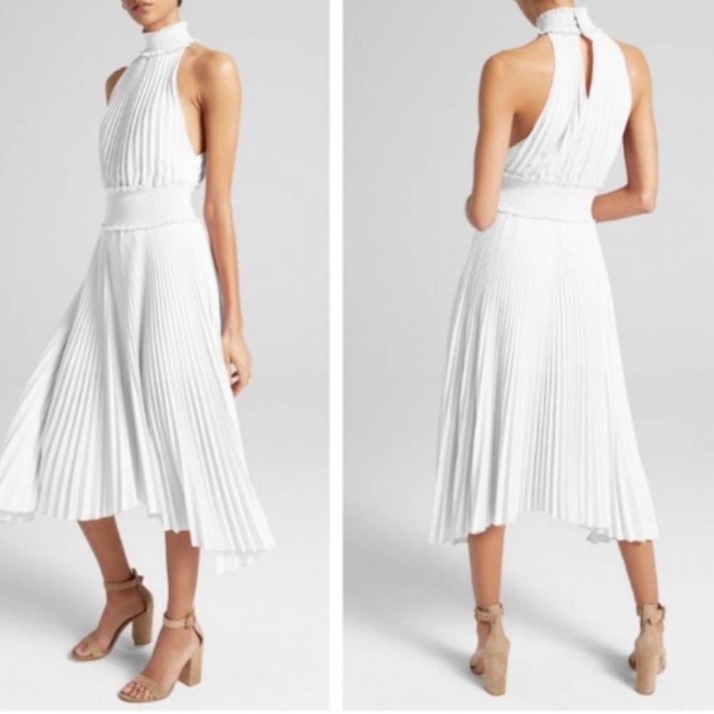 A.L.C. Renzo Pleated Midi Dress Size 4
